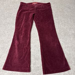 Vintage Fever Y2K Flare Corduroy Low-rise Pants 31x27” Made in USA Retro Stretch